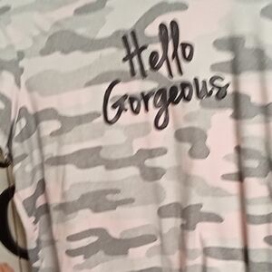 Hello Gorgeous Camo T-Shirt